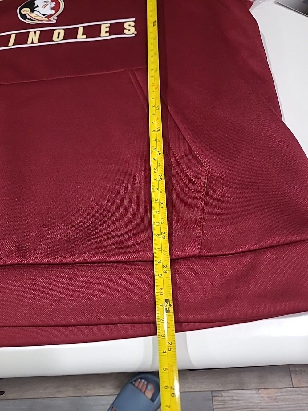 Colosseum Hoodie Youth XL Red/maroon Florida State Seminoles FSU B20 - Picture 8 of 9